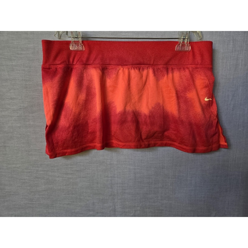 Nike Skort Red Orange Ombre Activewear Running Tennis Golf NWT New Dri-Fit Cool